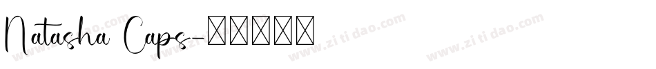 Natasha Caps字体转换